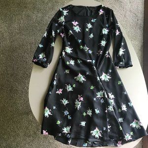Banana Republic Floral Print Assymetrical Dress